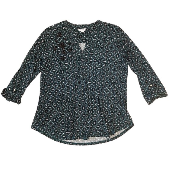 Westport | Petite Beaded Green Top | PXL - Picture 1 of 8